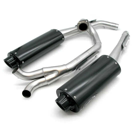 Exhaust - Full Twin Oval System for Yamaha Raptor 700