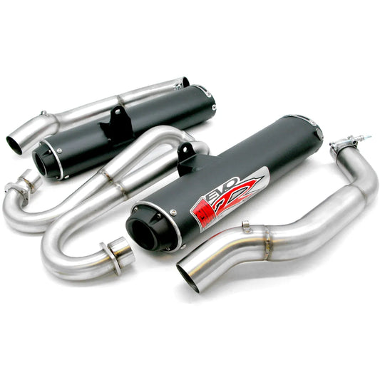 Exhaust – EVO R Full Exhaust Twin System for Yamaha Raptor 700 in Black