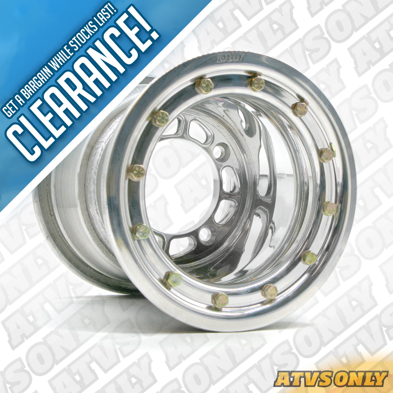 Wheels – ‘Ultimate’ Billet Centre Polished Beadlock 8”