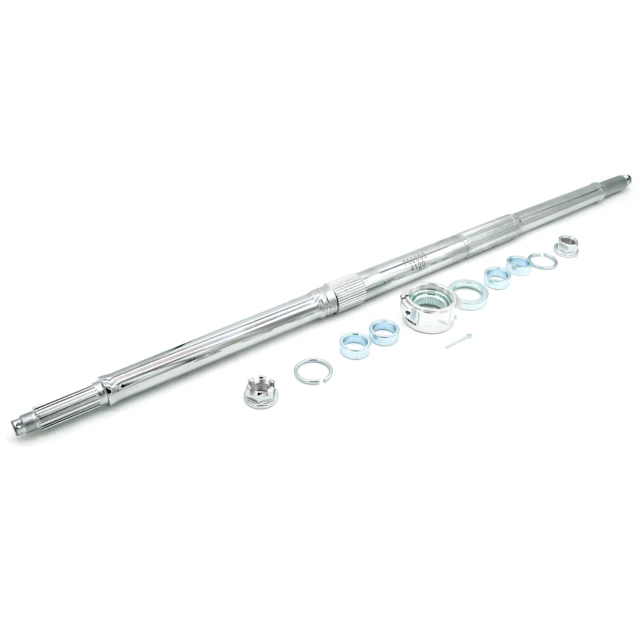 Axles - Silver Tech Axle (+2”/+2” +4” overall) for Yamaha Raptor 350