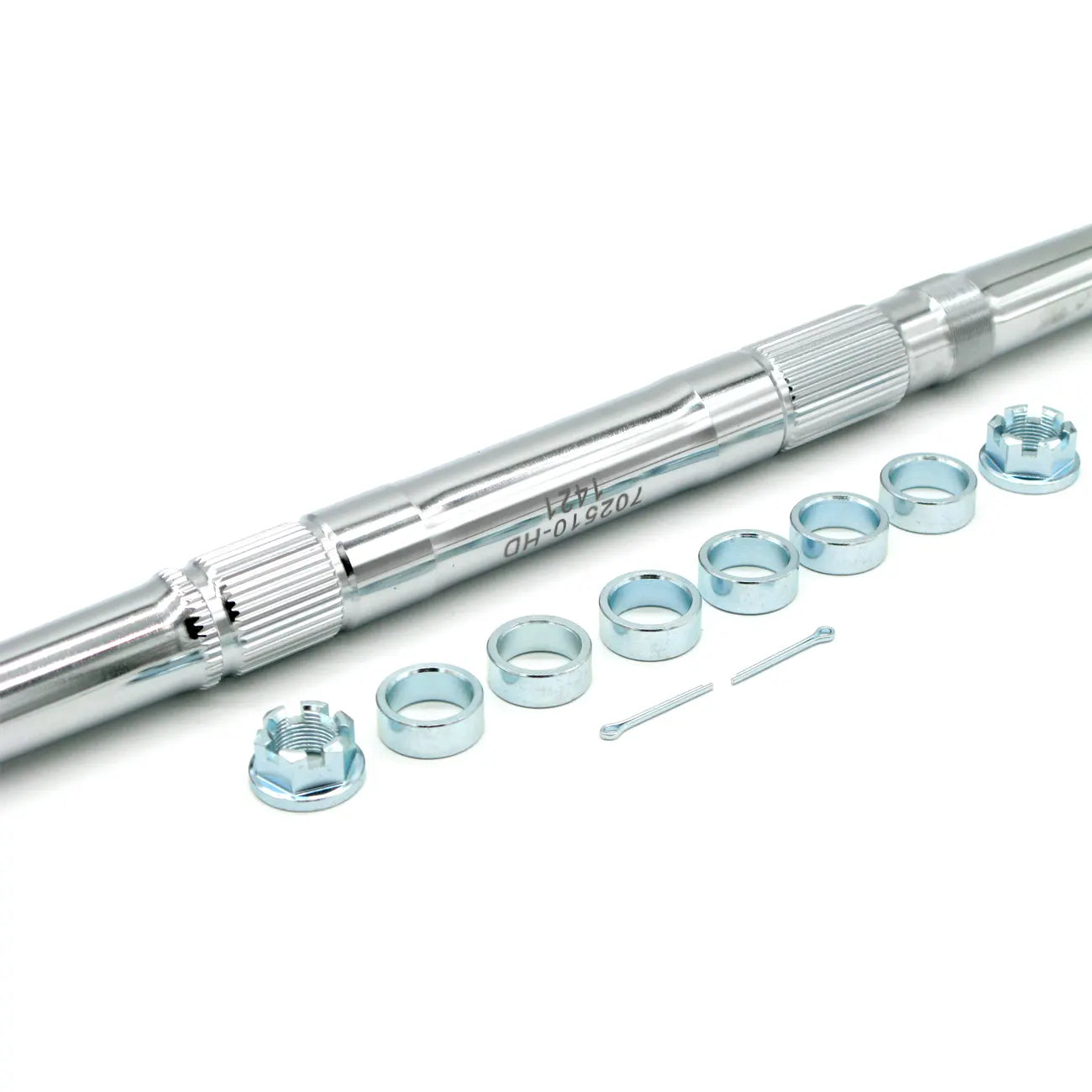 Axles - Silver Tech Axle (+1”) for Yamaha YFZ450R