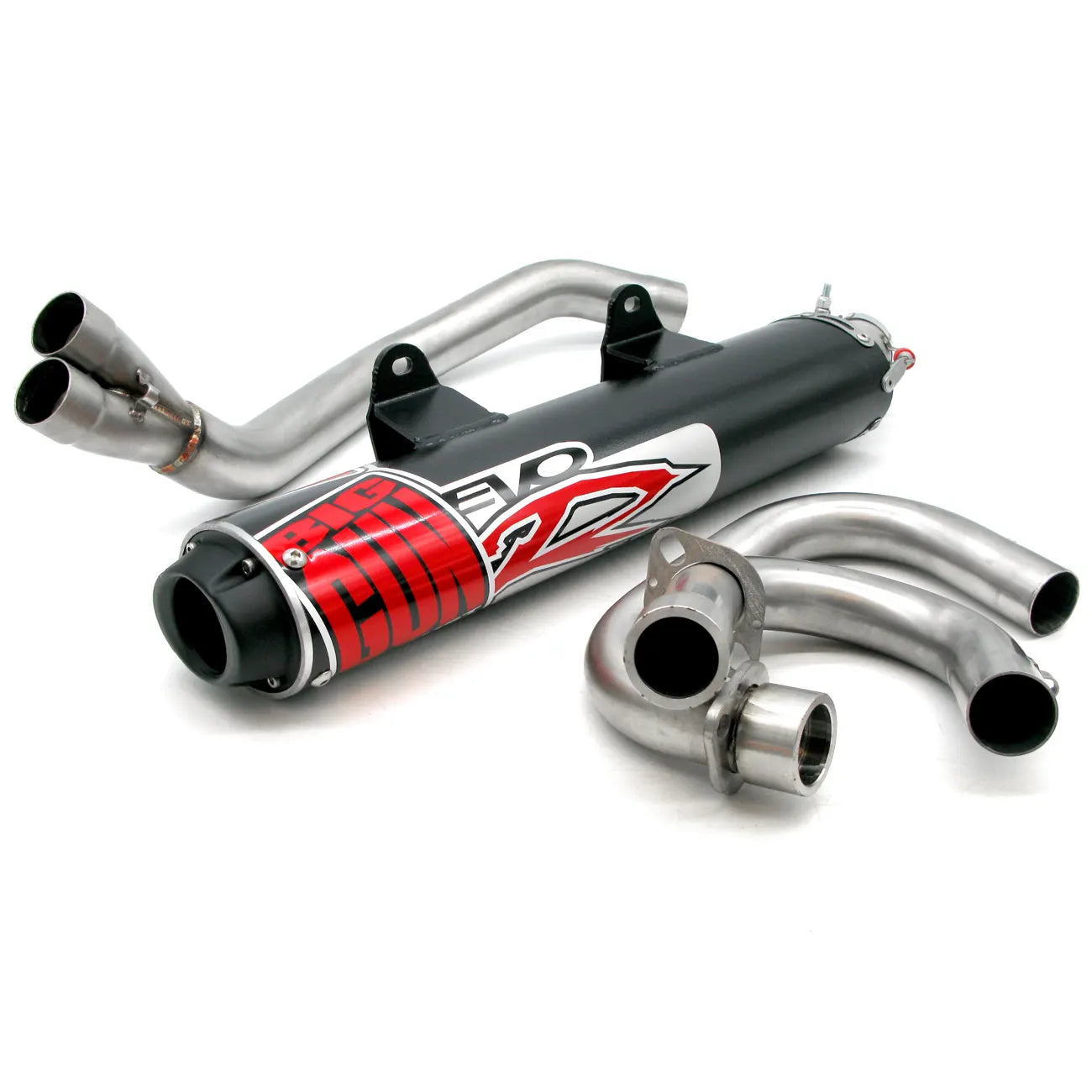 Exhaust – EVO R Full Exhaust System in Black for Polaris Predator 500